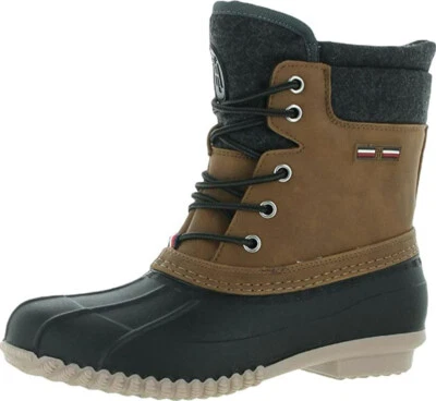 Botas Tommy Hilfiger Mysty Marrón Talla 6 M $148 - Imagen 1 de 4