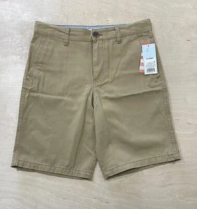 Cat & Jack Flat Front Shorts Size 10 Husky NWT Khaki - Picture 1 of 6