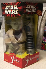 Tiger Electronics Hasbro Star Wars Interactive Yoda with Lightsaber - NEW IN BOX