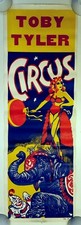 Toby Tyler Circus Poster * 1952 * Woman riding an Elephant * Great Collr!