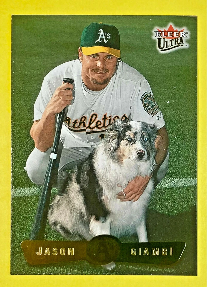 2002 Ultra Gold Medallion Jason Giambi #188 Oakland Athletics (MVP/5x AS) - Image 1 of 1