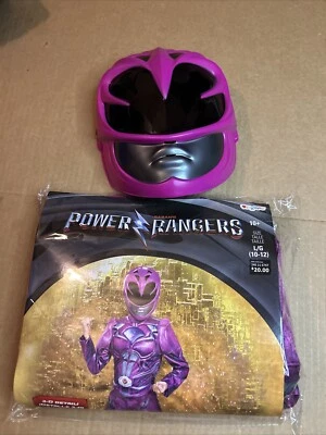 Disfraz Power Rangers PINK RANGER Halloween Deluxe Niño Talla Grande 10-12  Foto 1 de 4