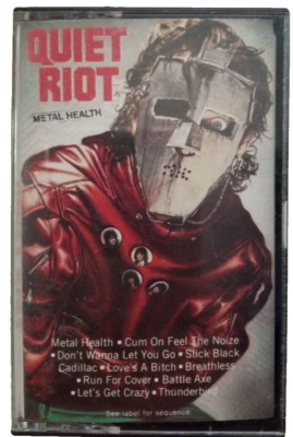 Quiet Riot, Metal Health, Cassette Tape 1983, CBS Pasha, Cum On Feel The Noise - Image 1 of 4