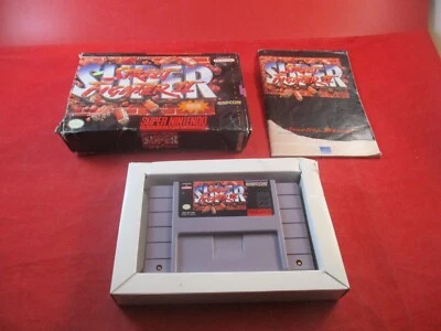 Super Street Fighter II (Super Nintendo SNES) COMPLETE w/ Box manual game #P - Image 1 of 4