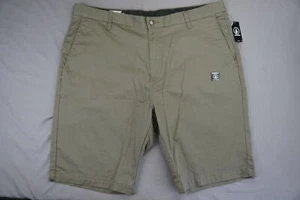 Volcom Vmnoty Stretch Casual Chino Skate Shorts. Khaki, Men's Size 40. NWT!! - Picture 1 of 6
