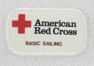 Red Cross: Basic Sailing patch - 2 1/2" rectangle, printed - Picture 1 of 1