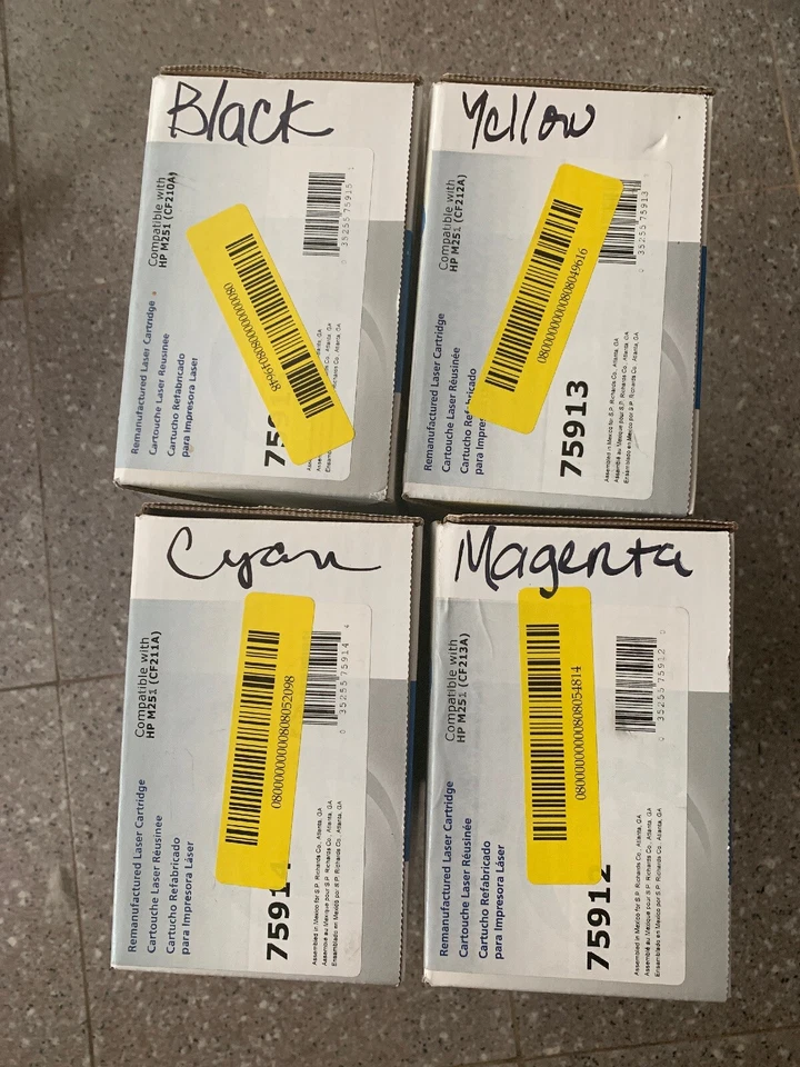 Elite Image Remanufactured Toner Cartridge, 1800 Page, Cyan,BLACK,Yellow Magen - Image 1 of 4