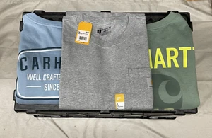 *LOT OF 3*NWT* LT Long Sleeve Carhartt Men’s Multipack Shirts - Picture 1 of 10