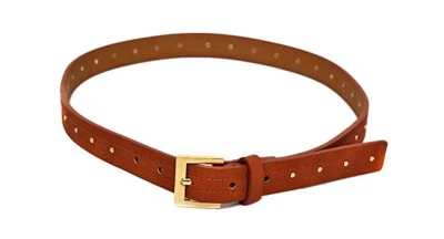 Cinturón pantalón Style & Co para mujer con tachuelas imitación cuero 1" marrón mediano Foto 1 de 4