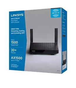 New Linksys AX1500 Max-Stream Dual-Band WiFi 6 Router MR7310 Factory sealed - Picture 1 of 2