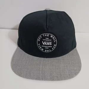 Vans Old Skool Circle Snapback Mütze schwarz meliert grau - Bild 1 von 14