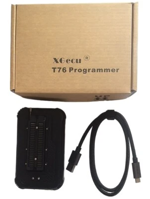 XGecu T76 Programmatore Supporto Eprom EMMC GALCPLD VGA BGA Socket Tester ClipSocket - Immagine 1 di 4