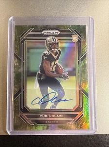 Panini Prizm Chris Olave 2022 novato camuflaje automático/25 radiocontrol New Orleans Saints*Leer - Imagen 1 de 2