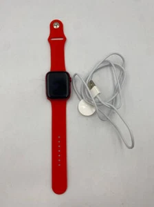 Apple Watch Series 7 (GPS + Cellular, 45mm) Red Sport Band (READ) NO POWER - Zdjęcie 1 z 5