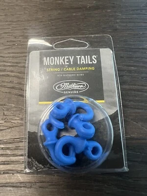 4 Blue Mathews Monkey Tails Bow String Dampeners - 80568 - Minor Package Damage