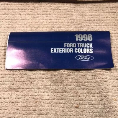 1996 Ford Truck Exterior Colors brochure - Image 1 of 3