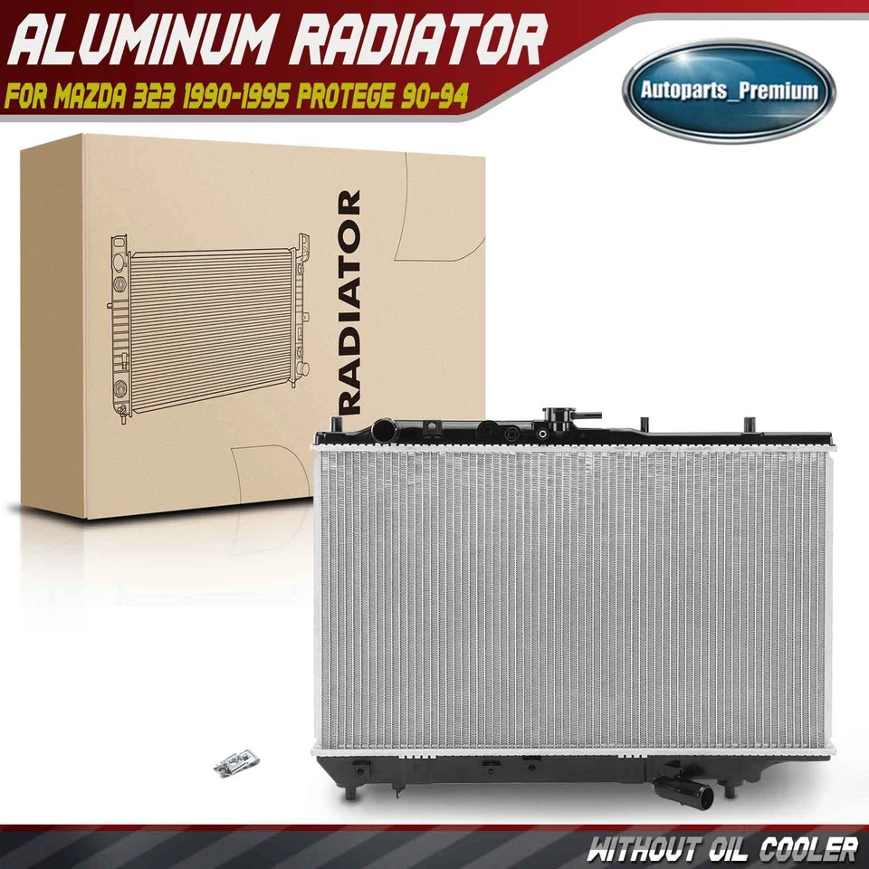 Aluminum Radiator w/o Oil Cooler for Mazda 323 1990-1995 Protege 90-94 1.6L 1.8L - Image 1 of 4