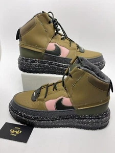 Nike Air Force 1 Boot NN Mens Size 11.5 Brown Kelp DD0747-300 - Picture 1 of 5