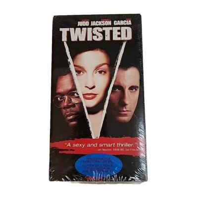 VHS Twisted 2004 PROMO SCREENER SEALED Ashley Judd Samuel L Jackson RARE HTF - Image 1 of 4