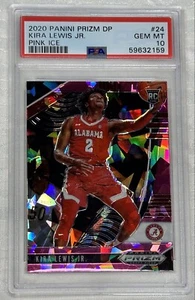 2020-21 Panini Prizm DP rosa Eis #24 Kira Lewis Jr Rookie PSA Edelstein Mt 10 - Bild 1 von 2