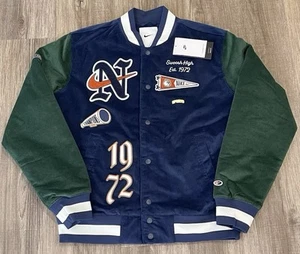 Nike Jacket Men's Corduroy Varsity Bomber 1972 Swoosh Letterman Patch Sizes Vary - Picture 1 of 7