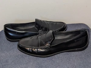 Tods Gommino Driving Shoes Womens Size EU 37.5 US 7.5 Black Patent Leather - Picture 1 of 11