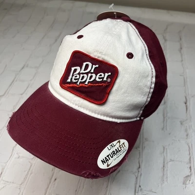 Новый с Ярлыками Falcon Dr Pepper резинке шляпа крышка L/XL Wite/красный с логотипом - Изображение 1 из 4
