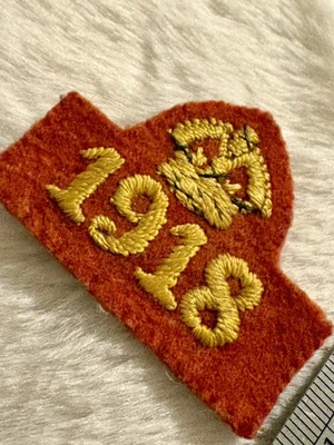 Girl Guide felt cloth Badge war service 1918 ww1 - Image 1 of 4