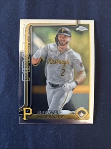 2025 Topps Chrome – 243 Spencer Horwitz Pittsburgh Pirates - Picture 1 of 2