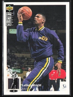 1994-95 UD Collector's Choice Luther Wright Utah Jazz #57 - Image 1 of 2