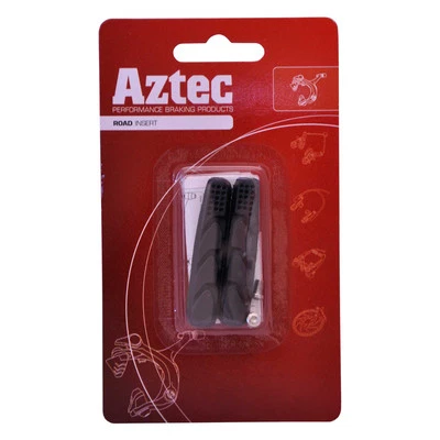 Aztec Road Bike Insert Replacement Brake Blocks / Pads - Charcoal - Image 1 of 3