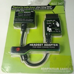 Xbox 360 HDMI Adapter and Analog AV for Headsets NEW SEALED, FREE FAST DELIVERY! - Picture 1 of 7