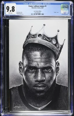 Fame: Lebron James #1 CGC 9.8 * Tidalwave Production * Mossman Cover - Ltd 500 - Image 1 of 2
