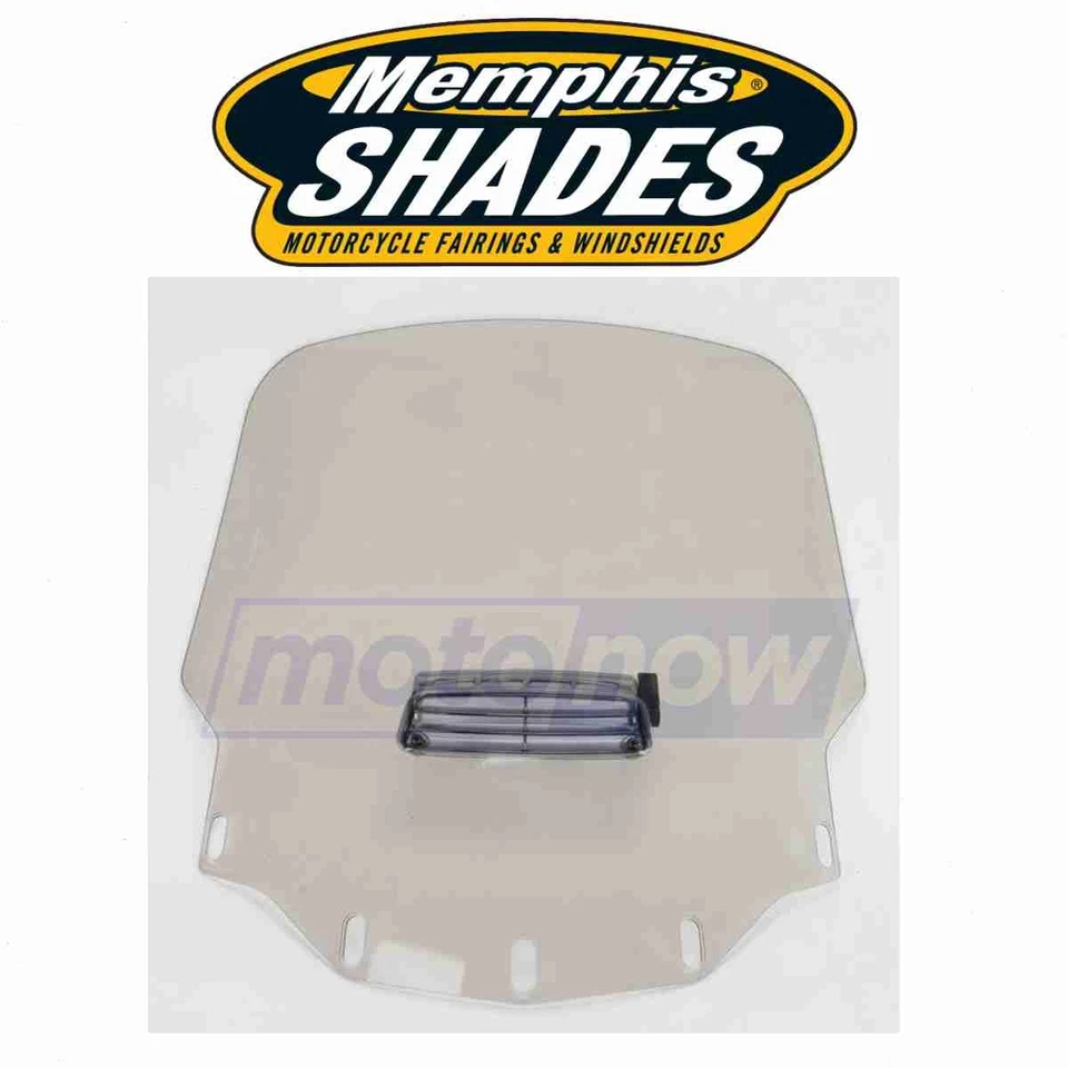 Memphis Shades Gold Wing Windshield with Vent Hole for 2012-2017 Honda qr Foto 1 de 4