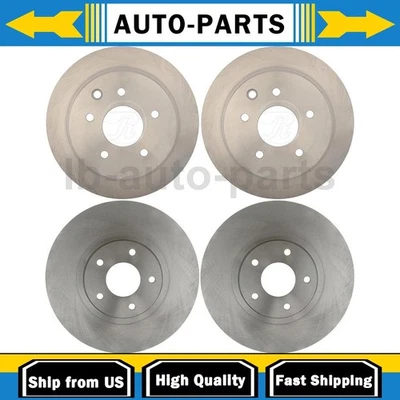 Rotor de freno de disco delantero trasero Raybestos 4x para Nissan Altima 3,5 L 2005 Foto 1 de 4