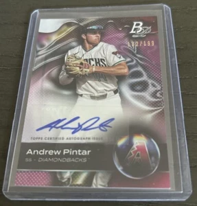 2023 Bowman Platinum Andrew Pintar 132/199 Auto Free Shipping! - Picture 1 of 5