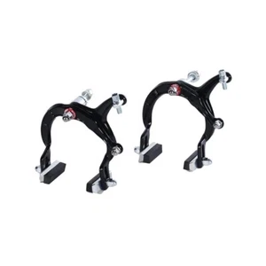 Bike-Cycle-Bicycle Brake Caliper Set - Front+Rear Black - Picture 1 of 1