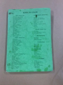 Original Booklet Roses In Color  INV-P1056 - Picture 1 of 5