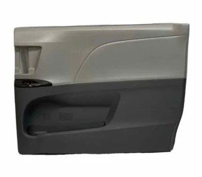 Toyota Sienna 2014 2016 panel de moldura de puerta lateral derecha gris conjunto OEM 6706308220 Foto 1 de 4