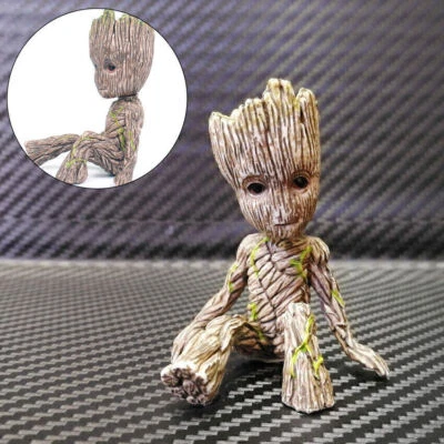 Sitting Baby Groot Figure Model Baby Guardians of The Galaxy 2 Tree Man Toy Gift - Image 1 of 4