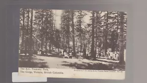 CANADA post mark VICTORIA WEST BC RF-D 1907 Tramway Park postcard - Picture 1 of 4