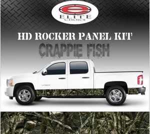 Crappie Fish Camo Rocker Panel Graphic Decal Wrap Truck SUV - 12" x 24FT - Bild 1 von 3
