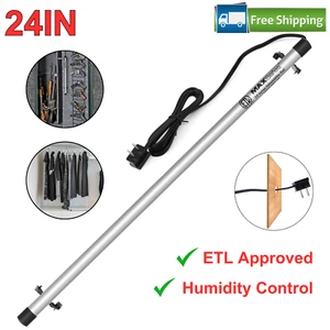MAXSafes Gun Safe Dehumidifier Rod Dry Silver Rod Easy Installation Plug-in 24In - Picture 1 of 8