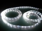 2-Wire 3/8 Inch, 10Ft Pure White LED Rope Light Spool Kit - Pack of 5