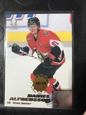 1999-00 Pacific Omega Premiere Date #156 Daniel Alfredsson 28/68 Ottawa Senators - Image 1 of 2