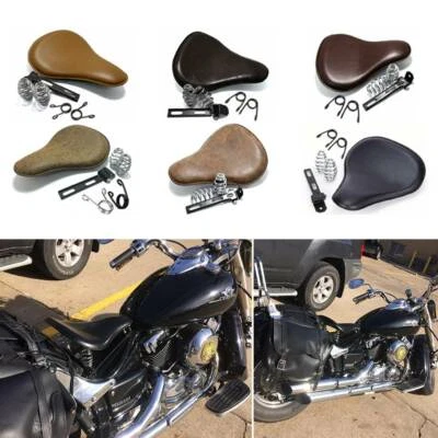 Kit de asiento individual para moto Yamaha V Star 1300 1100 950 650 250 bobber clásico Foto 1 de 4
