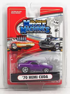 Muscle Machines 2006 Released 1970 Plymouth Hemi Cuda 70 Mopar Purple Car 1:64 - Picture 1 of 6