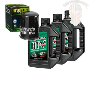 Oil Change Kit For 2013 Arctic Cat 400 TRV Core Maxima ATV Premium 10W-40 - Picture 1 of 1