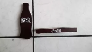 Coca Cola Standhalter für Getränkekarten ??? - 2 teilig - recht schön ,aus Holz - Bild 1 von 1