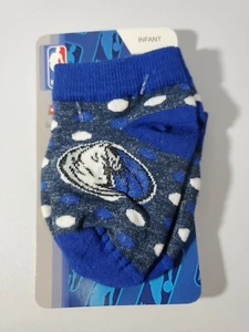 Dallas Mavericks NBA For Bare Feet Infant Socks NEW - Picture 1 of 3
